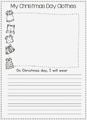 All About My Christmas Craftivity and Printables - Clever Classroom Blog