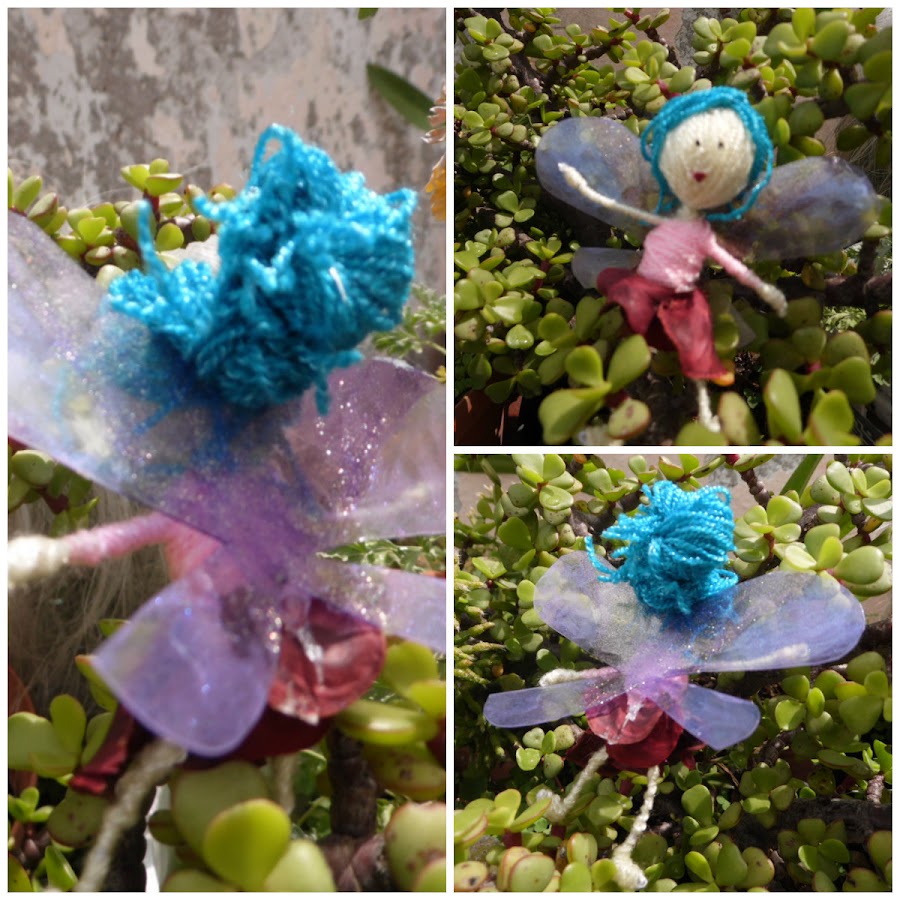 Cómo hacer un hada con hilo y alambre