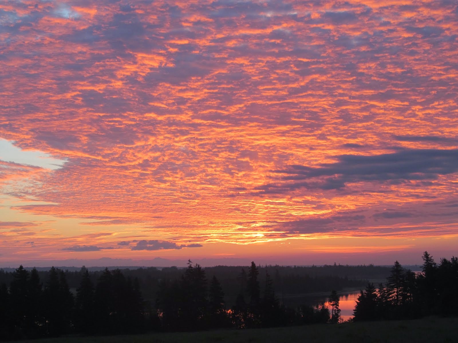 Sunrise over Eglington Bay