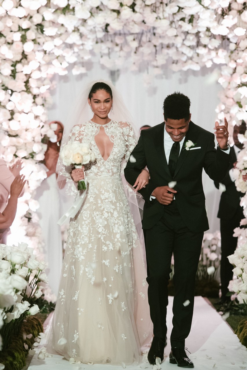 Chanel Iman and Sterling Shepard got married at the Beverly Hills Hotel in Beverly Hills, California .