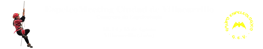 Congreso Espeleología / EspeleoMeeting Ciudad de Villacarrillo