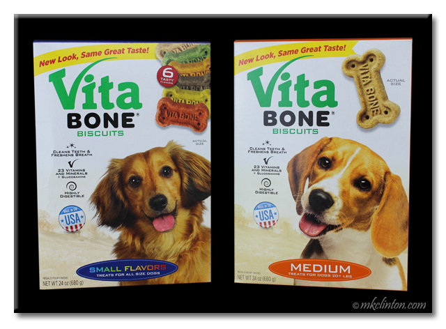Vita Bones® Biscuits Medium size and small flavored boxes