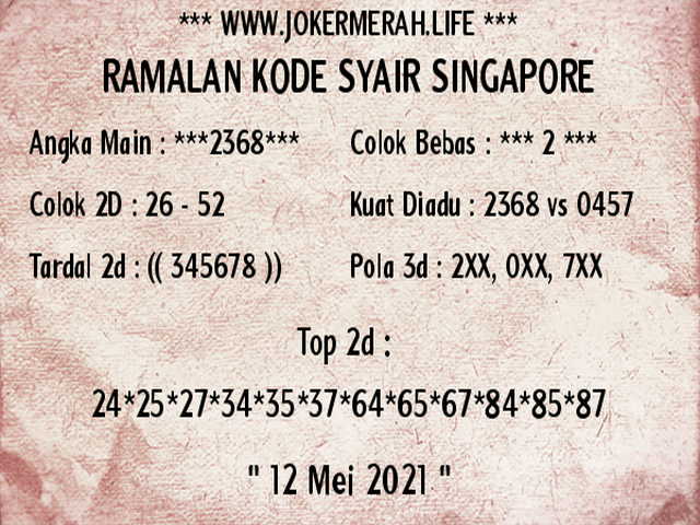PREDIKSI SGP YOHII