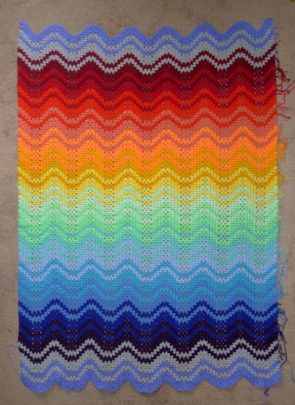 Granny Ripple Blanket - Free Pattern