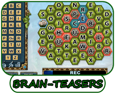 A banner for the section of free online puzzle games for PC, Mac, Android tablets and smartphones, for iPad and iPhone