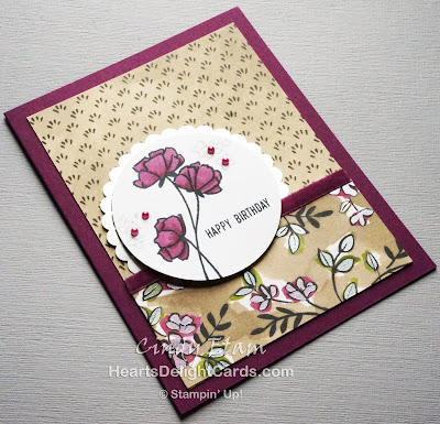 Heart's Delight Cards, Love What You Do, Happy Birthday, Stampin' Up!