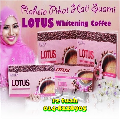 radea lotus whitening coffee