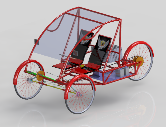 Electrically assisted Human powered vehicle (Efficycle)