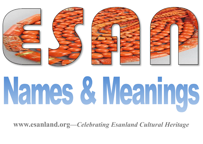 ESAN NAMES AND MEANINGS