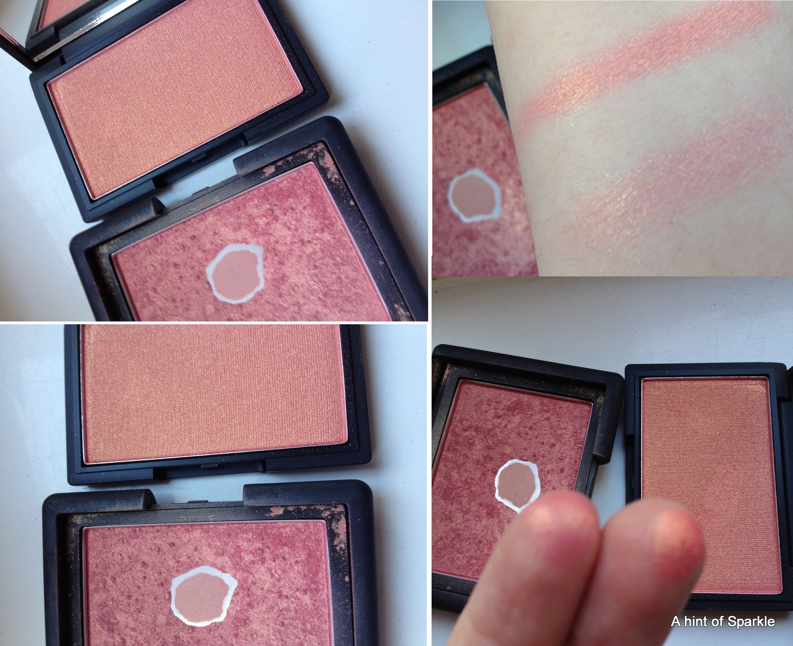 Sleek Rose Gold Blush Is It Really A Dupe For Nars Hint Of Sparkle. 