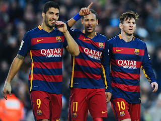 Pictures Messi and  Neymar and Suarez 2016