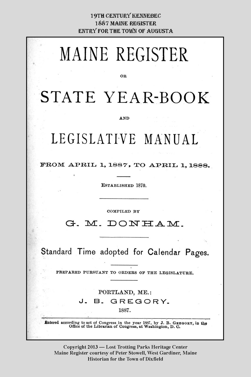 Imagine Century Kennebec County Its Communities Its