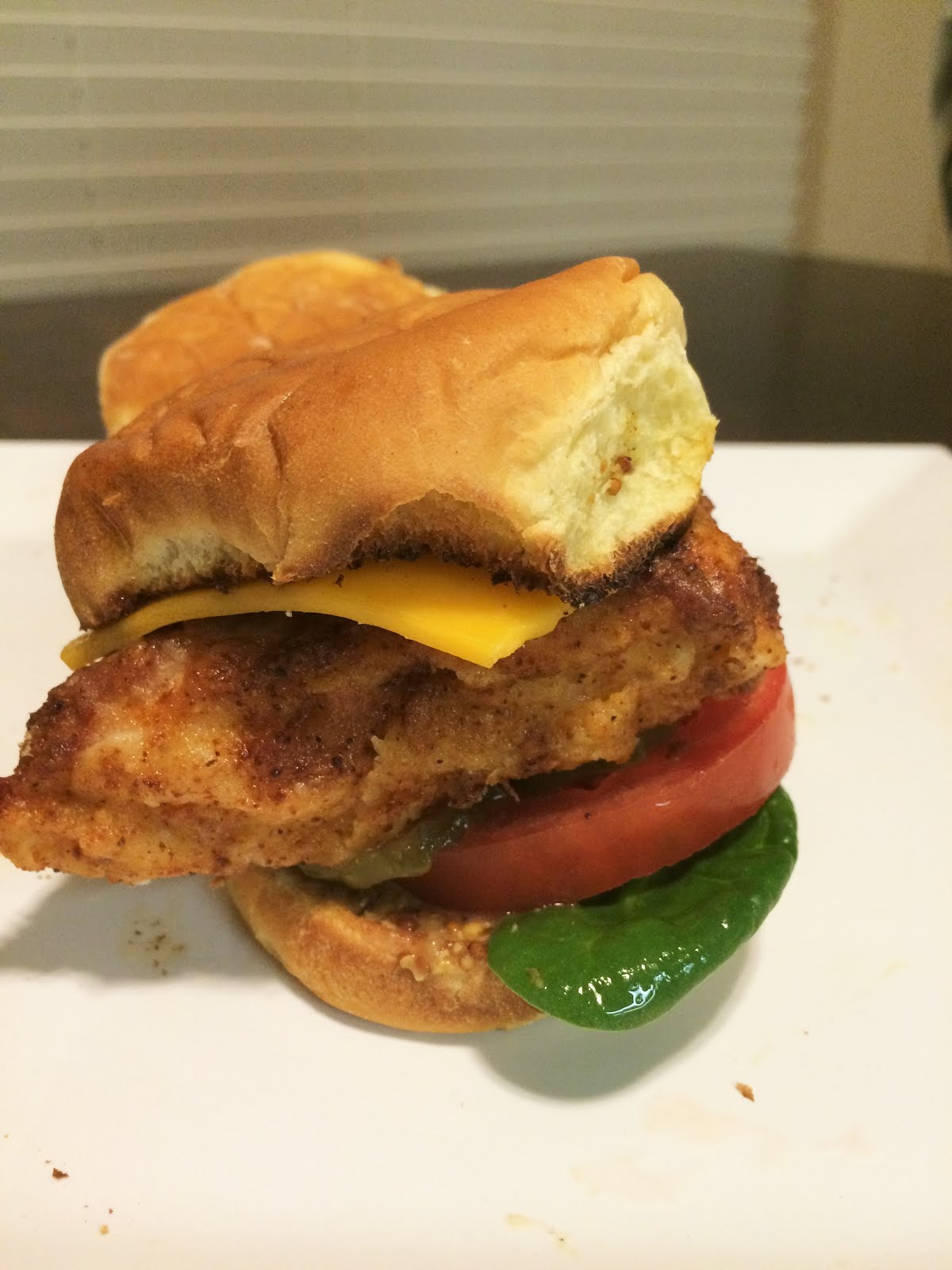 The Loneliest Porker Honey Mustard Fried Chicken Sliders