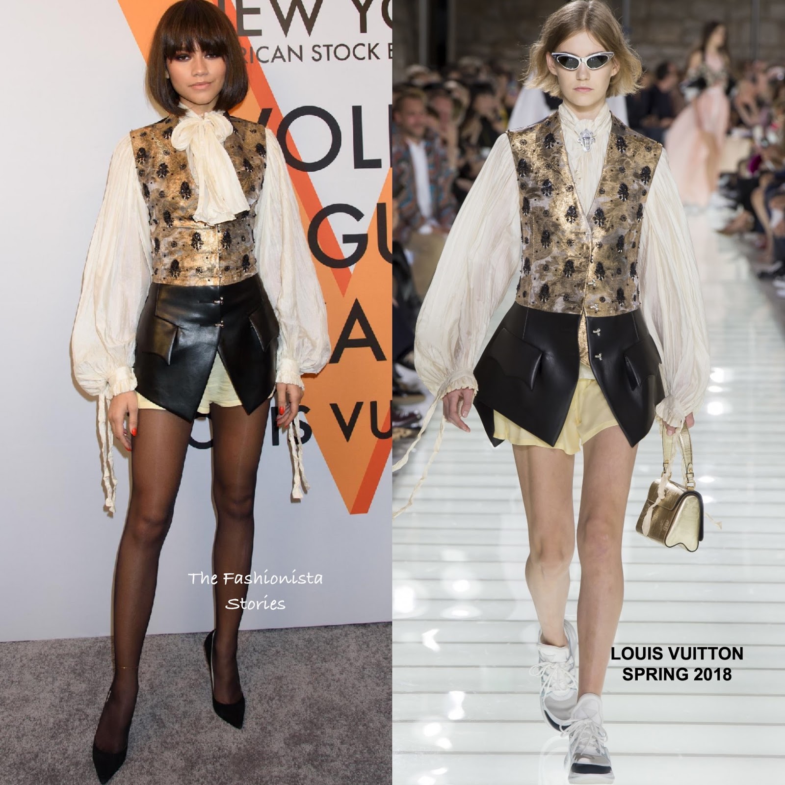 Zendaya Made Her Louis Vuitton Campaign Debut in a Sexy Take on the Classic  LBD