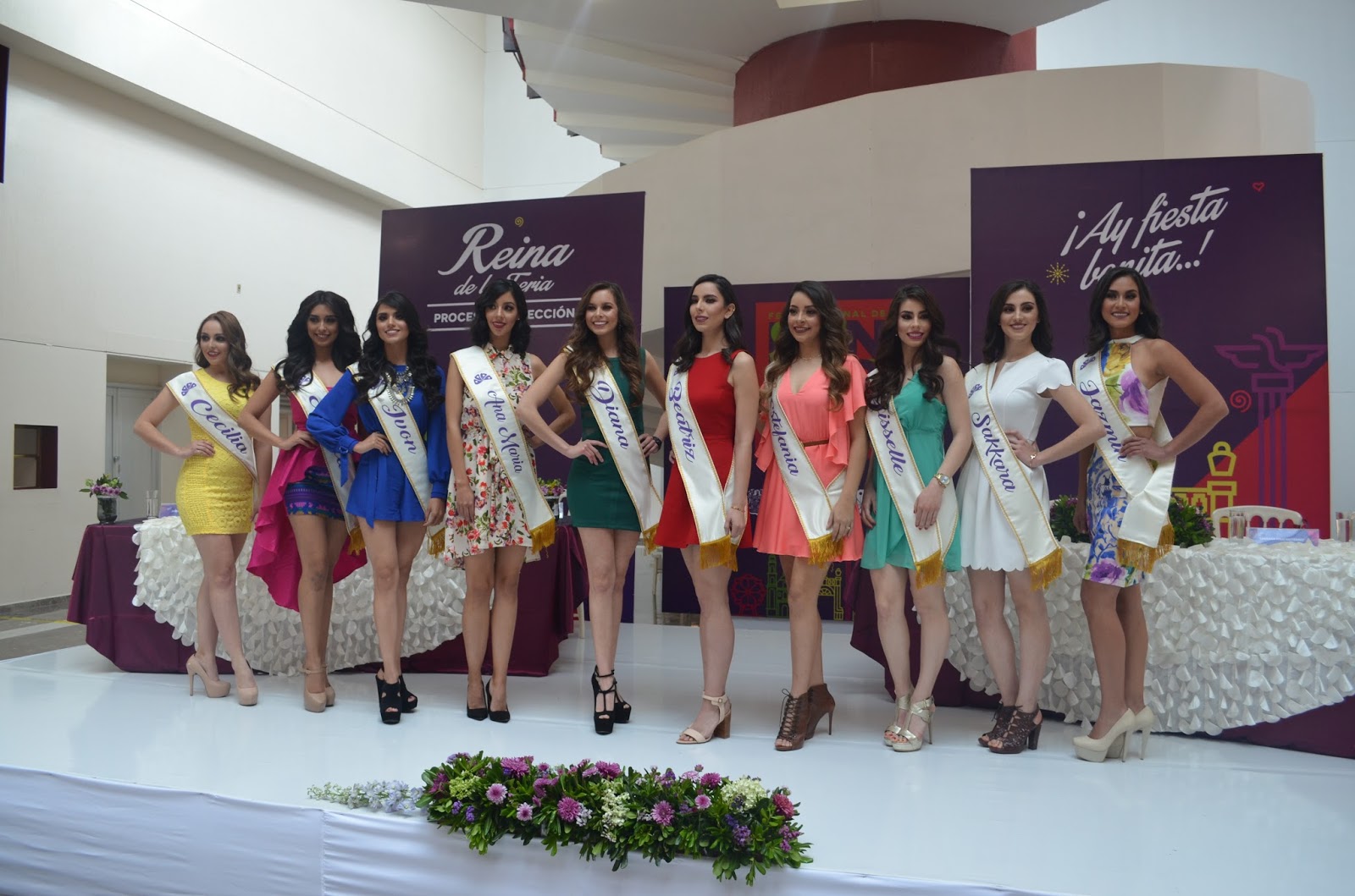 Candidatas a Reina de la Feria Nacional de San Marcos 2017 http//www