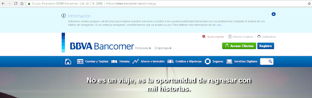 direccion bancaria completa