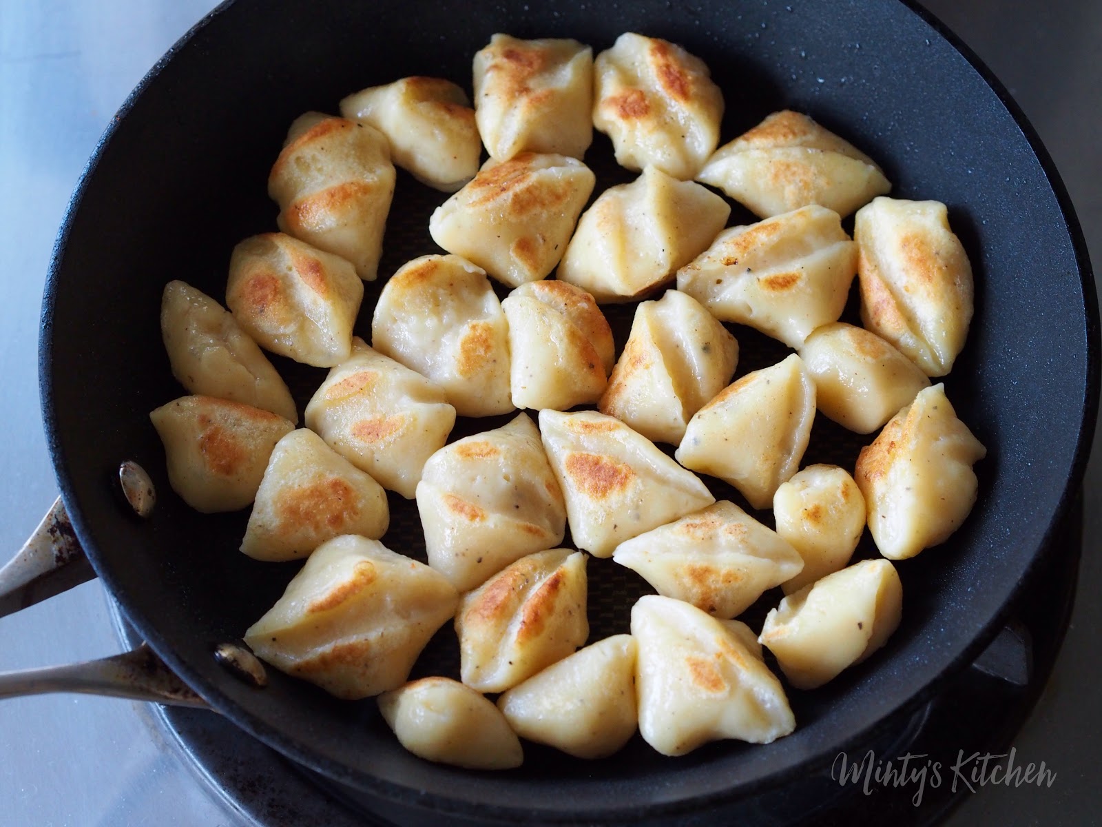 Minty's Kitchen Panfried Ricotta Dumplings in Tomato Sauce