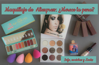 ¿Merece la pena el maquillaje de Aliexpress? Info, swatches y looks con mis compras portada
