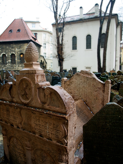 Tumba del Rabino Loew en el cementerio judio de Praga