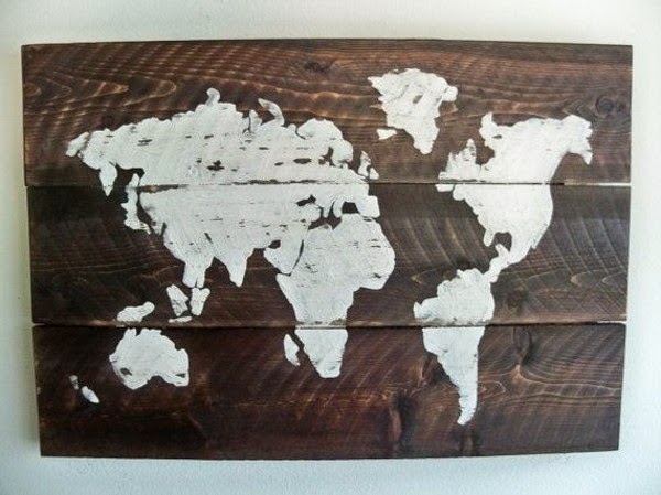 Original decorations from wooden pallets