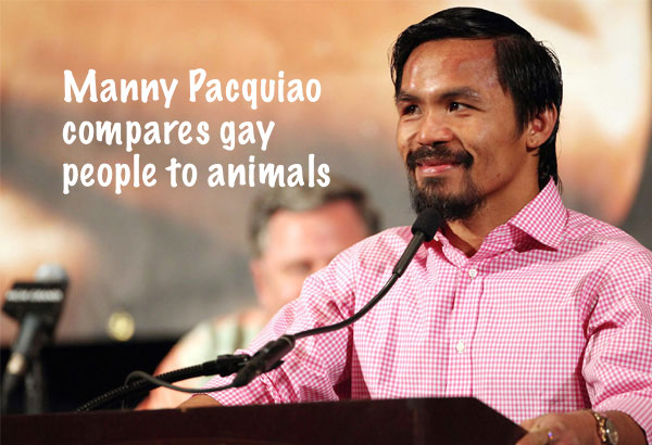 Manny Pacquiao on Same Sex Marriage