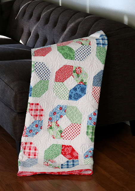 Layer Cake Lucy quilt by Andy Knowlton of A Bright Corner