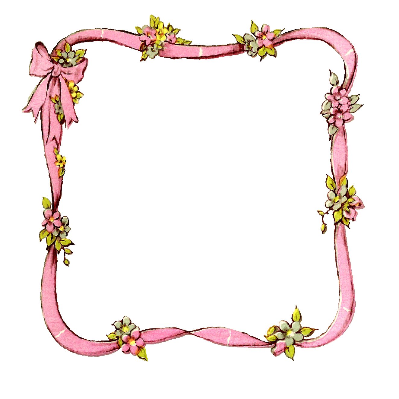 Antique Images Digital Ribbon Frame Border Illustration Paper Crafting Antique Images Digital Ribbon Frame Border Illustration Paper Crafting