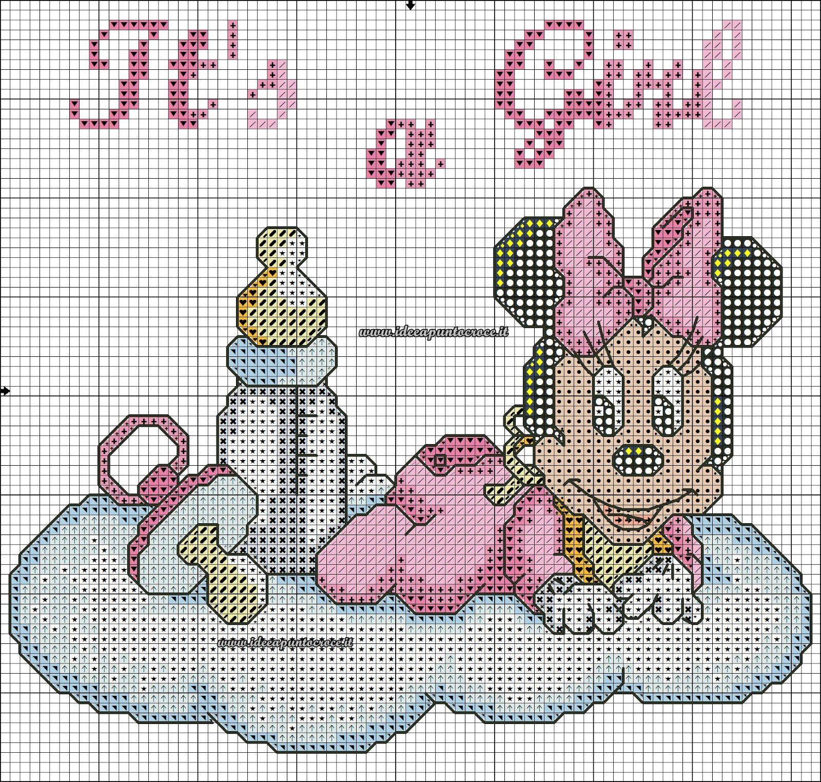 Favori SCHEMI DISNEY A PUNTO CROCE JR32