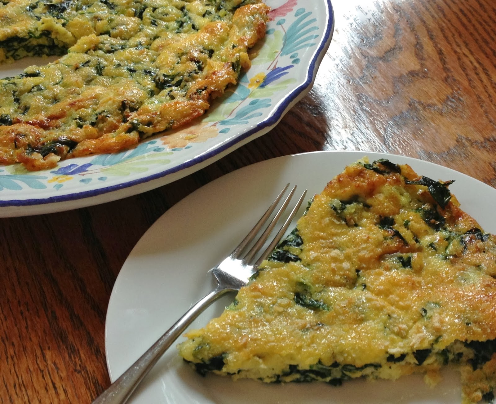 Keeping it Real with Joy Spinach and Cheese Frittata