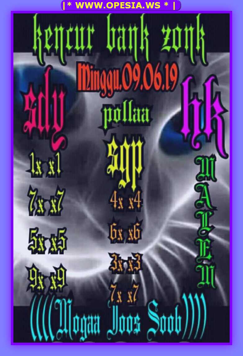 1 New Message Forum Syair Hk Minggu 9 Juni 2019 Forum Syair Togel Hongkong Singapura Sydney