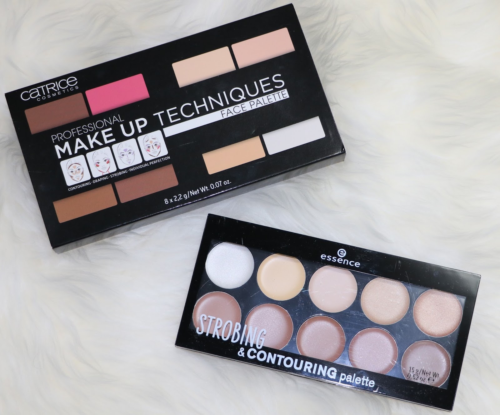 Battle of the Brands | Catrice Professional Make Up Techniques Face Palette  vs Essence Strobing & Contouring Palette - Lara\'s Pint of Style