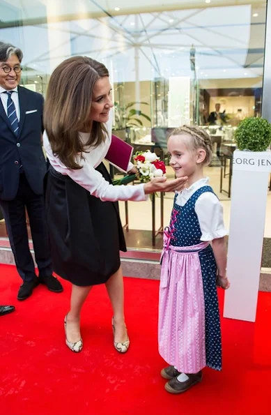 Crown Prince Frederik and Crown Princess Mary of Denmark visited Holsten Brewery in Hamburg, Germany 