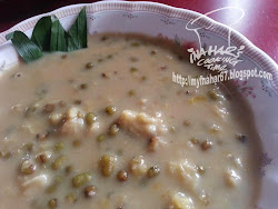 bubur kacang durian hijau cooking resepi inahar noxxa myinahar67