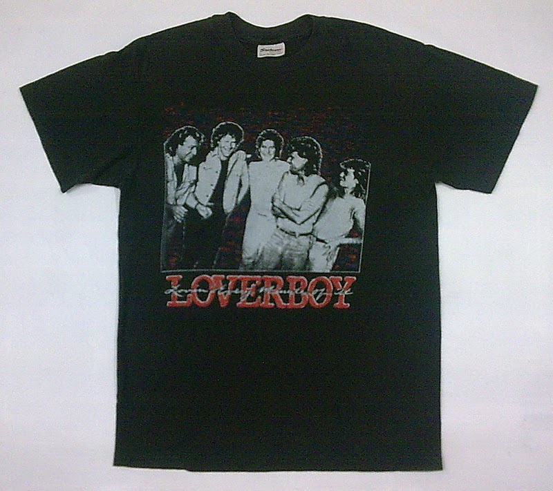 LOVERBOY 80s VINTAGE BAND TEE different class bundle