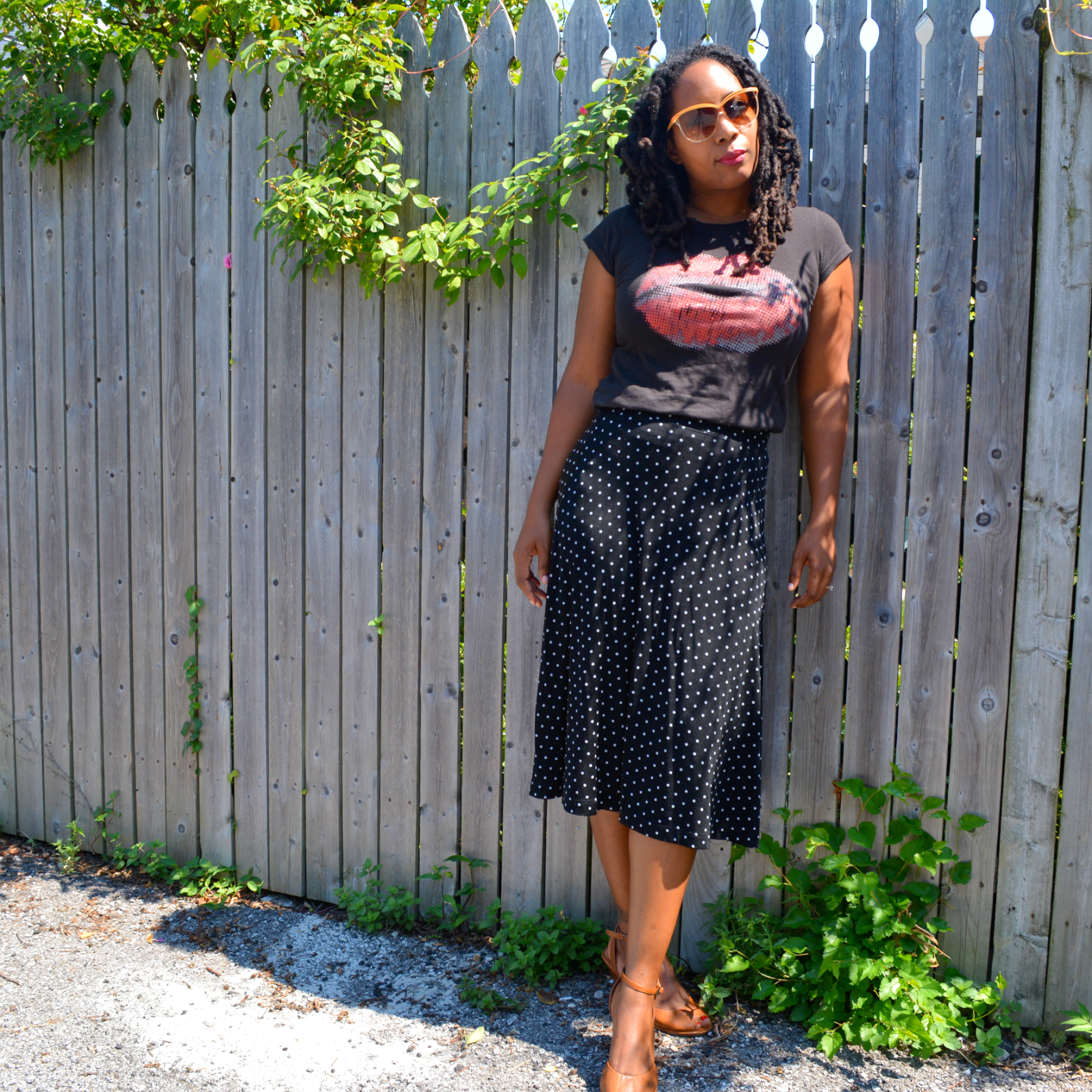 Thrift + Style: Midi Skirt | Thriftanista in the City