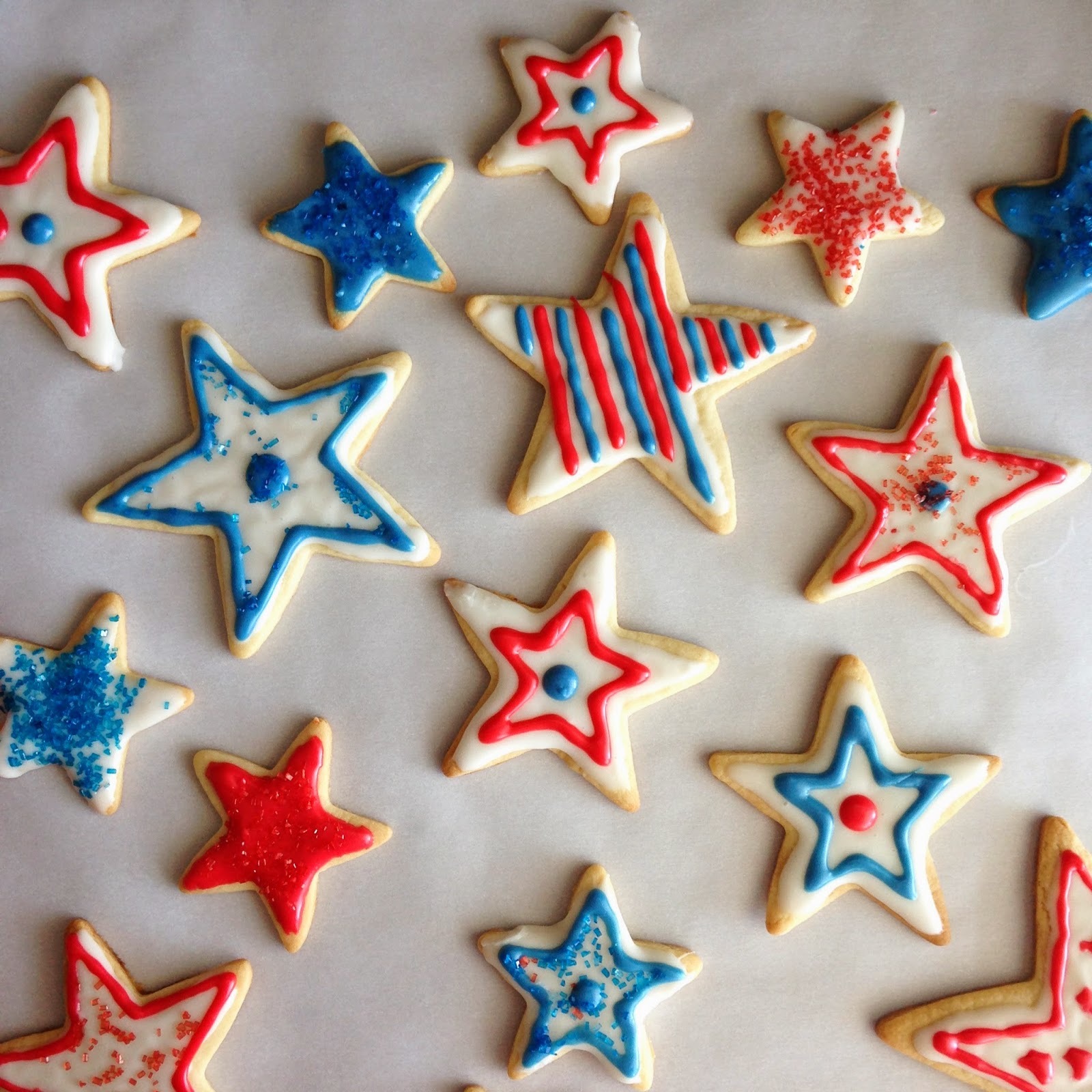 Cultural Cooking 4th of July Star Sugar Cookies