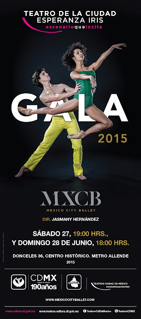 Gala 2015 de la compañía Mexico City Ballet en el Teatro de la Ciudad Esperanza Iris