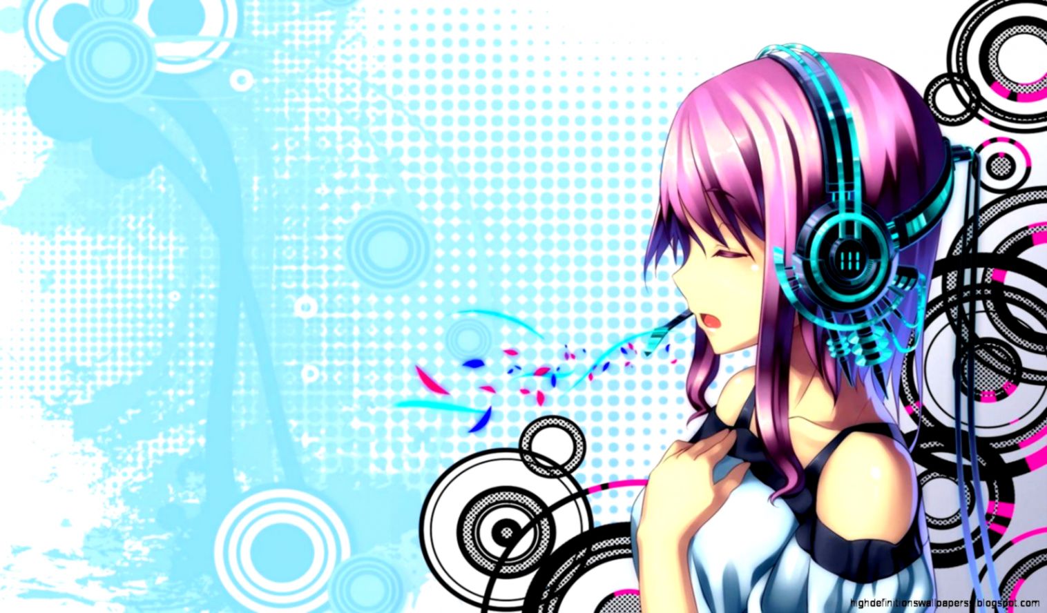 Anime Girl Music Wallpaper Anime Wallpaper