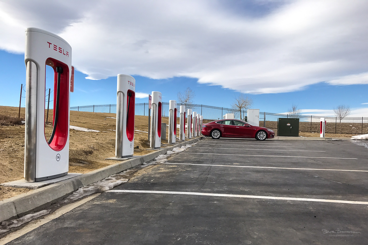 Colorado Springs EV Club Loveland Supercharger now open the trip was ON!