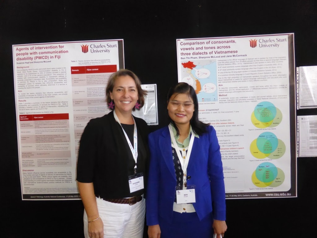 Speaking my languages Speech Pathology Australia National Conference