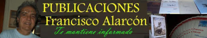 <br>PUBLICACIONES <br> FRANCISCO  ALARCÓN