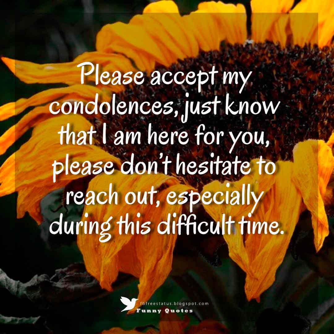 Condolences Messages For Your Sympathy Card