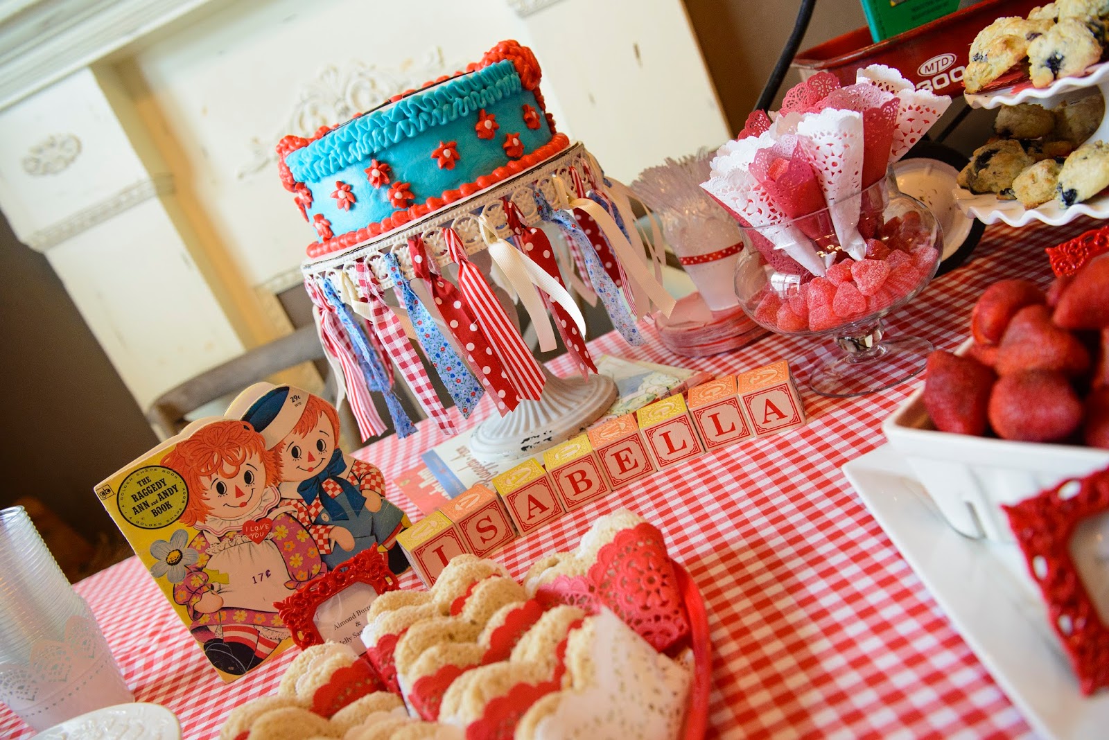 A Raggedy Ann Birthday Party Tidbits And Tutus