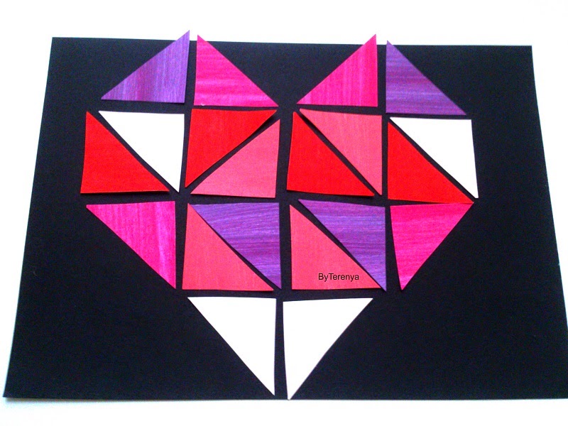 sustracción resistirse Inmoralidad DIY: Mosaicos y collages de corazones - By Terenya