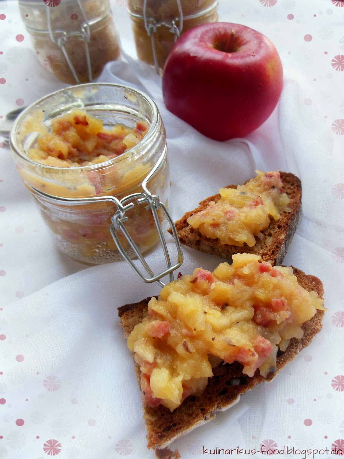 Kulinarikus: Kleine Geschenke aus der Küche: Apfel-Speck-Aufstrich