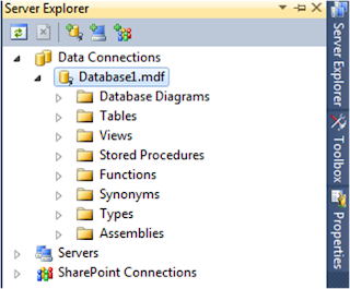 visual studio server explorer add visual studio server explorer add