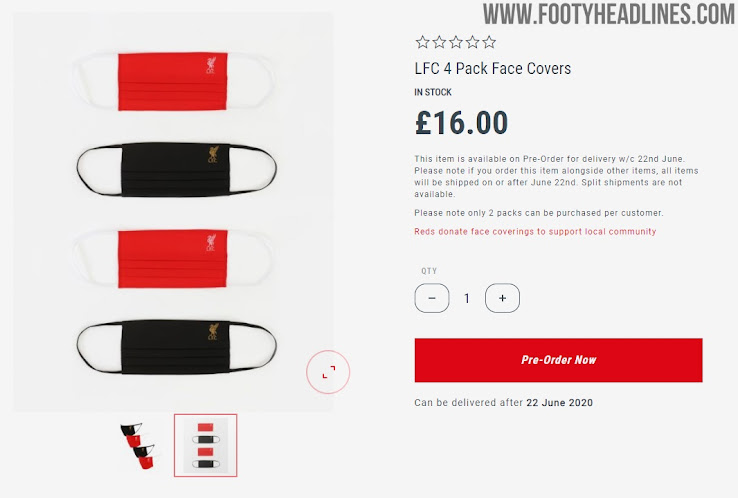 View Liverpool Fc Shop Face Masks Images