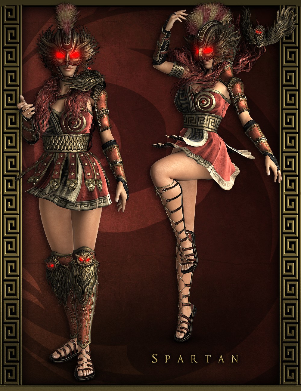 DAZ 3D - Divinity - Athena Outfit for Genesis 8 Female.
