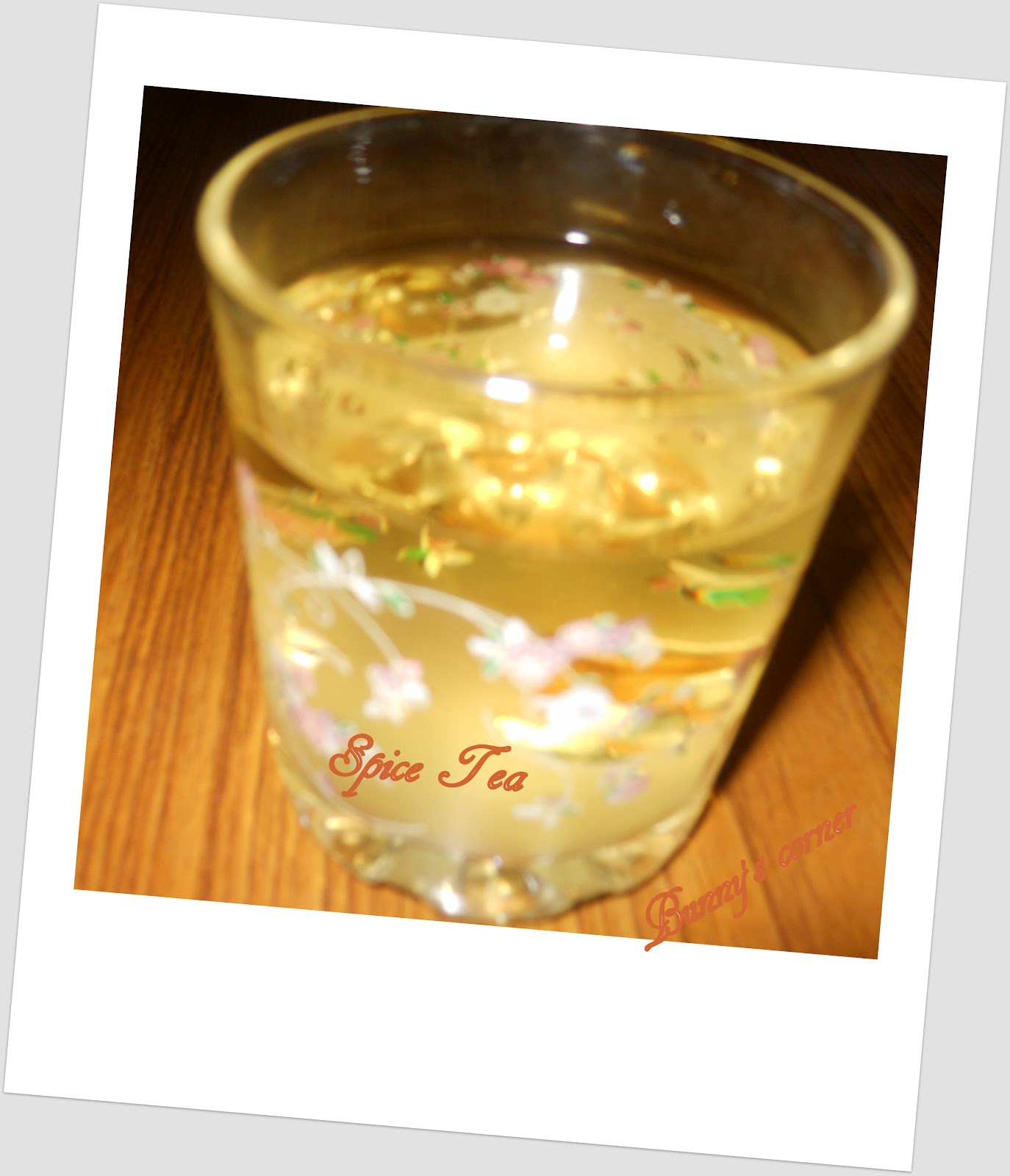 Bunny's Corner: Spice tea